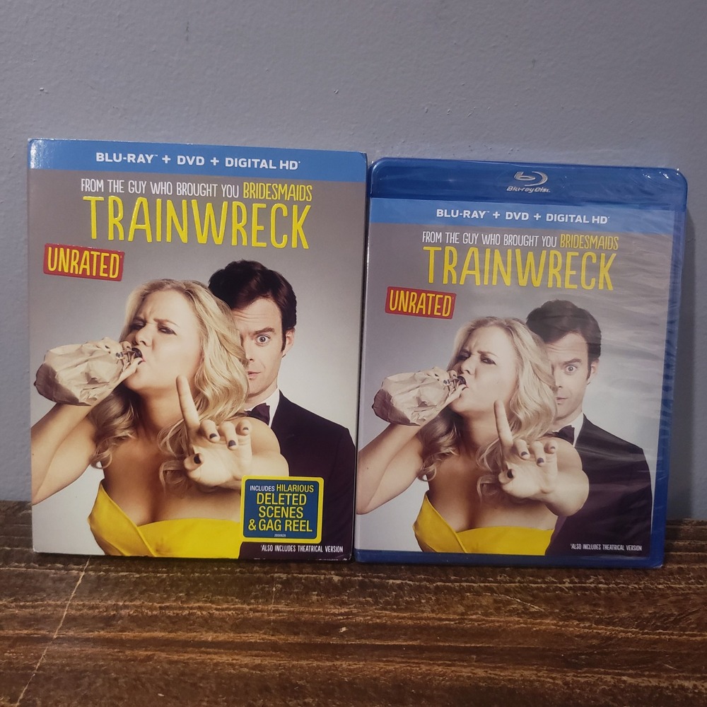 Trainwreck Blu-ray DVD Digital HD Unrated Theatrical Amy Schumer Bill Hader New